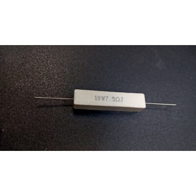 Резистор 7.5 ом 10 ватт керамический корпус Мини усилитель звука для колонок Производитель Китай ООО ТД Теплоэнергетика г Северск