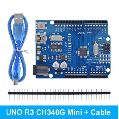 Плата ардуино UNO аналог с CH340G с mini USB