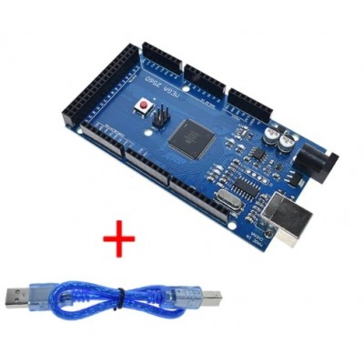 Arduino ATMEGA 2560 аналог R3 CH340G аналог в комплекте со шнуром