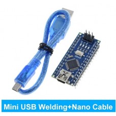 Плата Arduino Nano Atmega328P-AU mini USB аналог с кабелем комплект