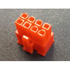 Кожух разъема Molex 5557 4.2 мм прямоугольный 8pin красный 6 штук