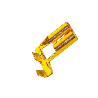 Разъем угловой РП-7.8-1.0 желтый с защелкой