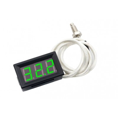 Термометр цифровой с датчиком температуры 0.5 м зеленый дисплей