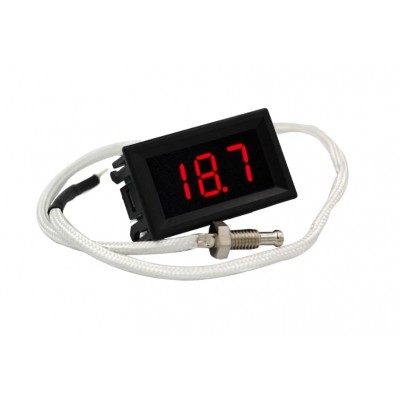 Термометр цифровой с датчиком температуры 0.5 м красный дисплей