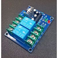 Защита 2 АС на микросхеме C1237HA с L7812CV от постоянного напряжения при включении