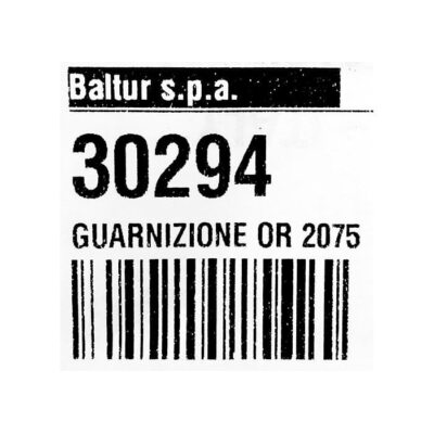 Уплотнительное кольцо Baltur 18,77 X 1,78 арт 30294 Baltur BTG 3 арт 17000010 Запчасти к газовой горелке 1f Производитель Baltur Италия ООО ТД Теплоэнергетика г Северск 1