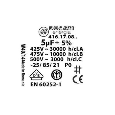 Конденсатор 5 mF Baltur 5393 пусковой для горелки модель 5393 Производитель Baltur Италия 1 Конденсатор 5 mF Baltur 5393 пусковой для горелки Baltur BTG 3 арт 17000010 Запчасти к газовой горелке 1f Производитель Baltur Италия ООО ТД Теплоэнергетика г Северск 1