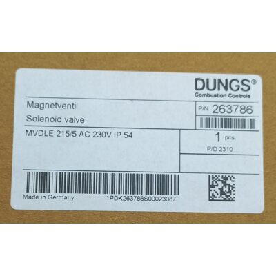 Газовый клапан Dungs MVDLE 215/5 одноступенчатый 263786 Запчасти для горелки Производитель Dungs ООО ТД Теплоэнергетика г Северск 4