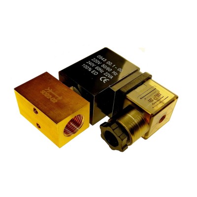 Электромагнитный клапан sd22-02 220в NC 3/8G комплект