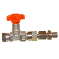 Кран для манометра Oilon 34034014 G1/4, комплект для горелок RP и GRP