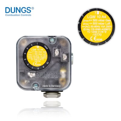 LGW 10 A4 DUNGS 221591 Датчик-реле давления дифференциальный Реле Dungs датчик давления Производитель Dungs ООО ТД Теплоэнергетика г Северск